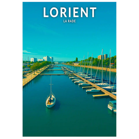 Affiche - Lorient - La Rade