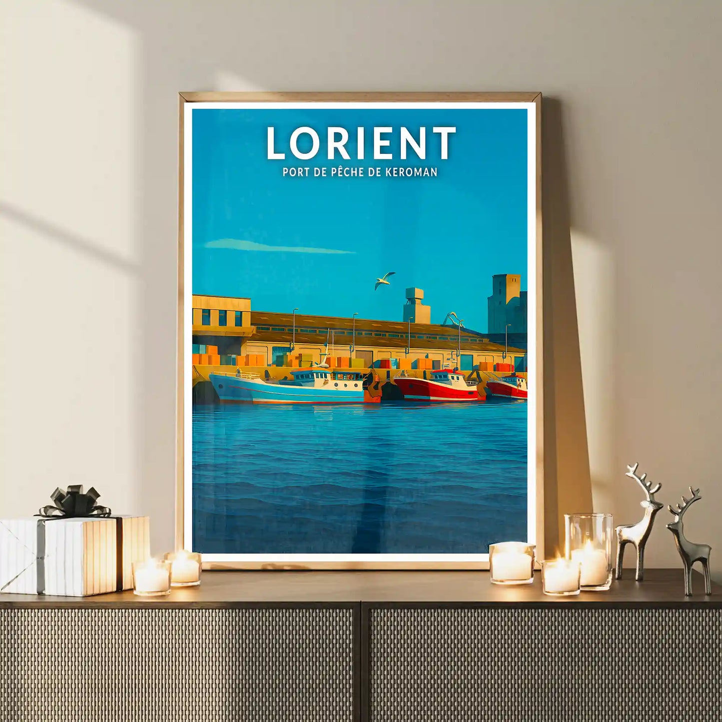 Affiche - Lorient - Port de pêche de Keroman