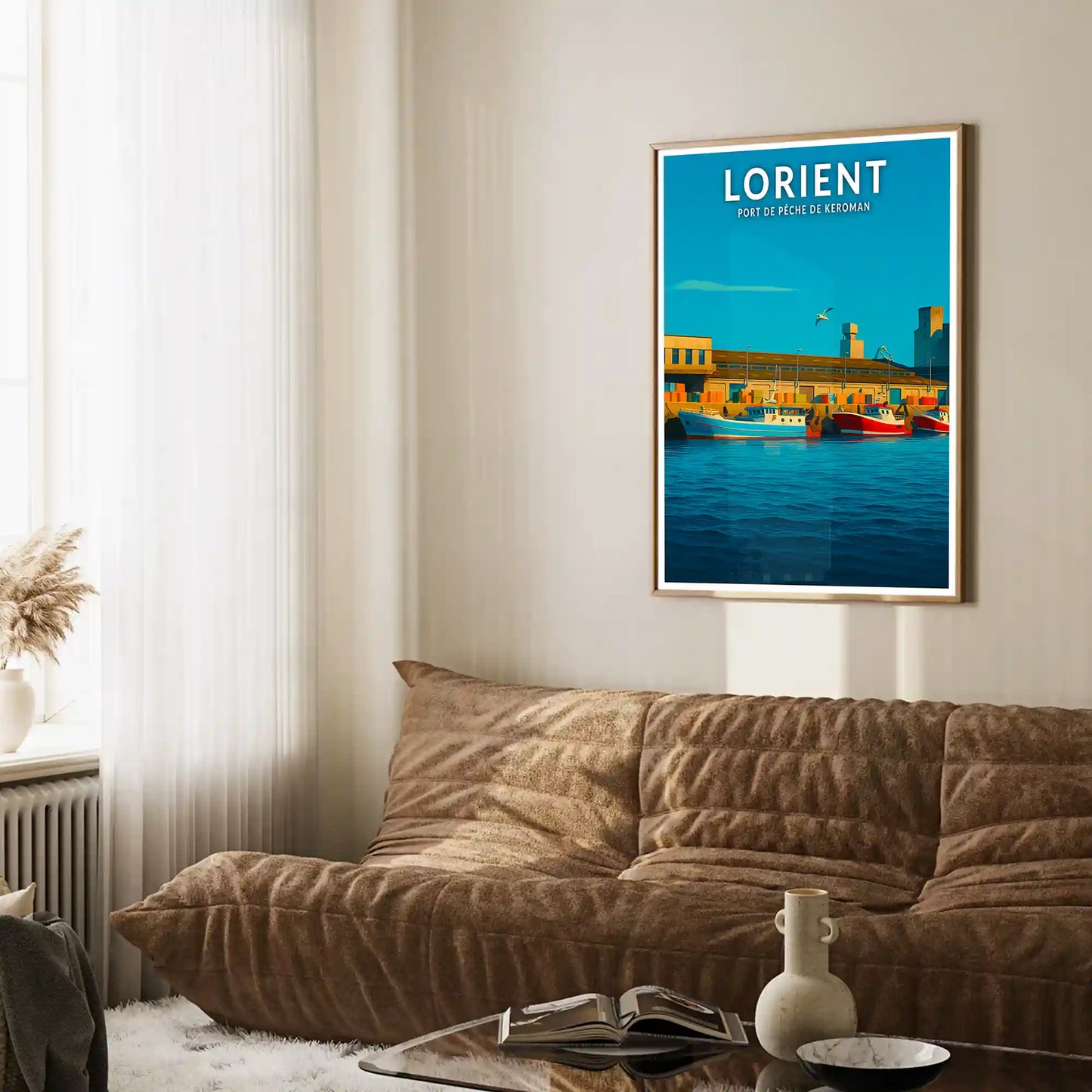 Affiche - Lorient - Port de pêche de Keroman