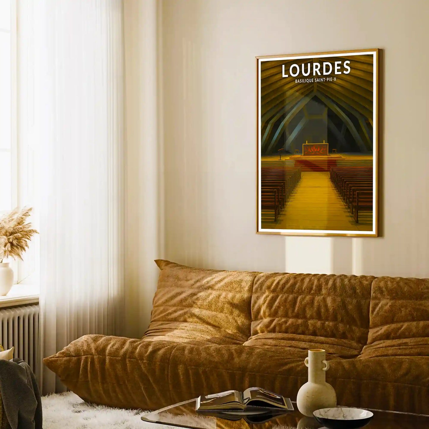 Affiche - Lourdes - Basilique Saint-Pie-X