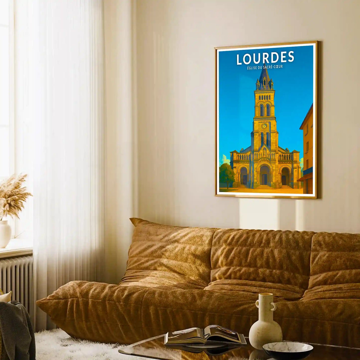 Affiche - Lourdes - Église du Sacré-Coeur