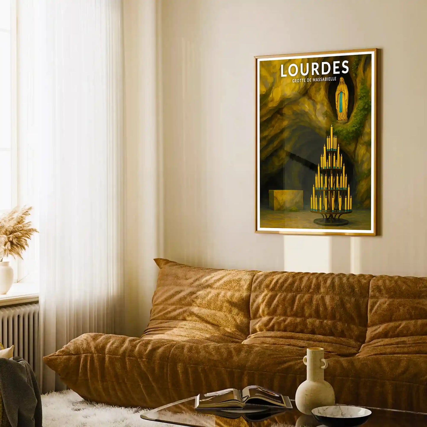 Affiche - Lourdes - Grotte de Massabielle