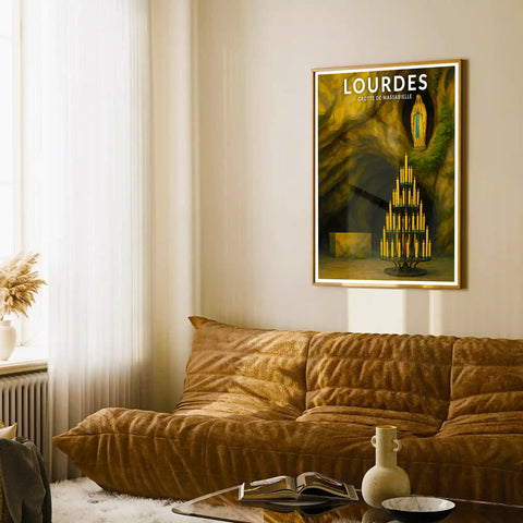 Affiche - Lourdes - Grotte de Massabielle