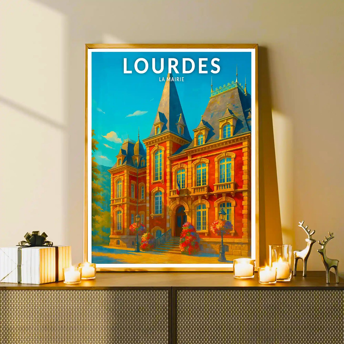 Affiche - Lourdes - La Mairie