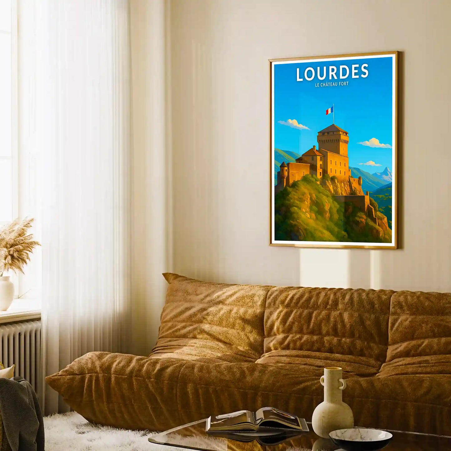 Affiche - Lourdes - Le Château Fort