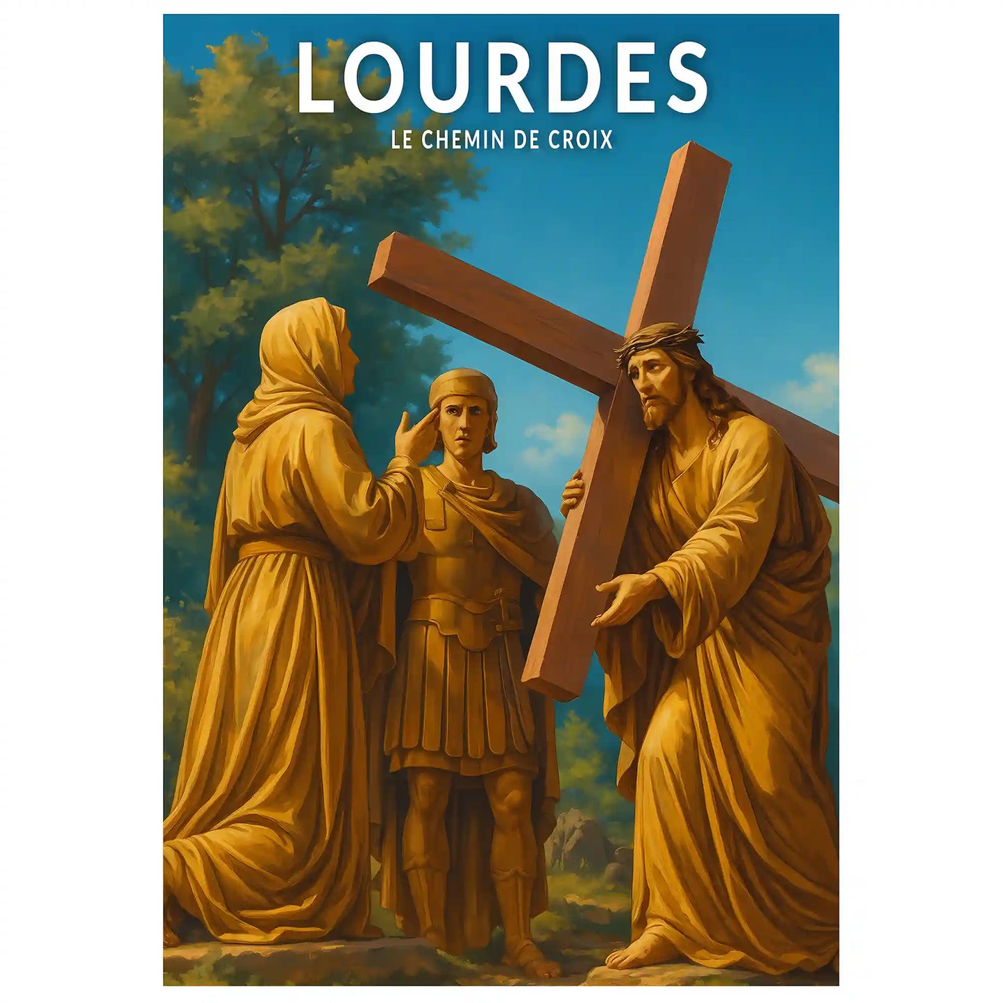 Affiche - Lourdes - Le Chemin de Croix