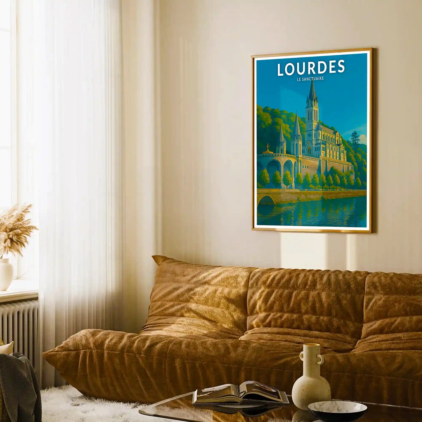 Affiche - Lourdes - Le Sanctuaire