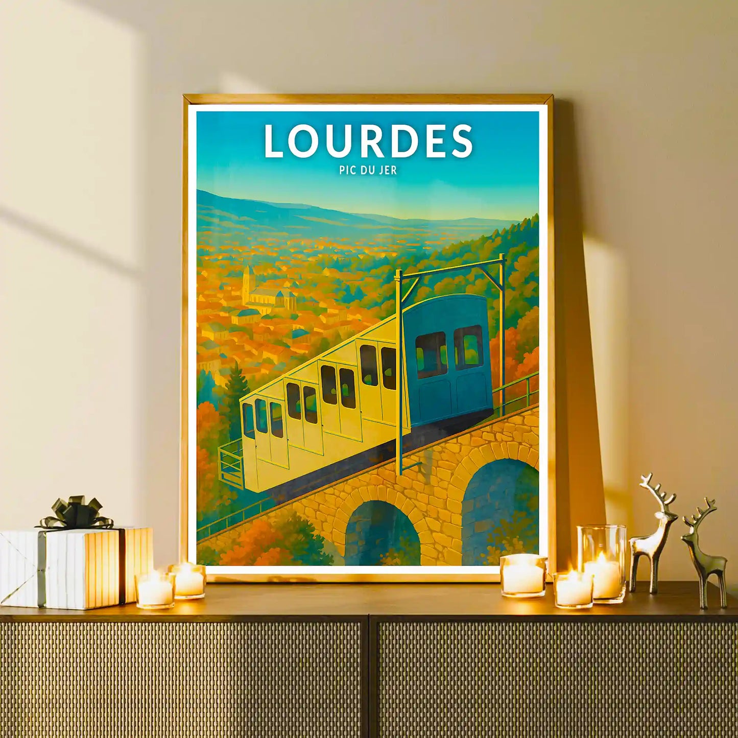 Affiche - Lourdes - Pic du Jer