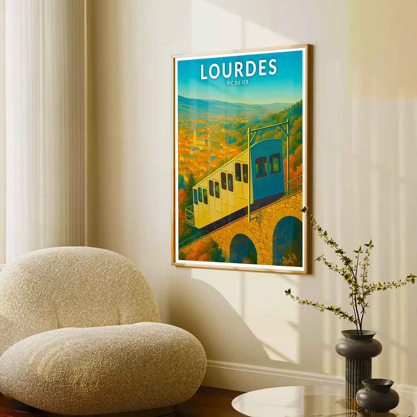 Affiche - Lourdes - Pic du Jer