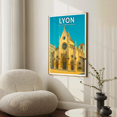 Affiche - Lyon - Basilique Saint-Bonaventure