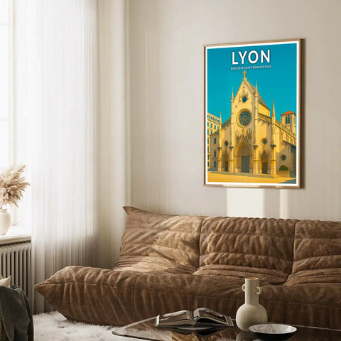 Affiche - Lyon - Basilique Saint-Bonaventure