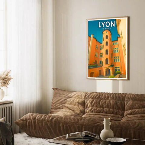 Affiche - Lyon - Les Traboules