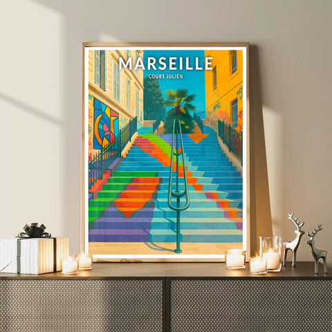 Affiche - Marseille - Cours Julien