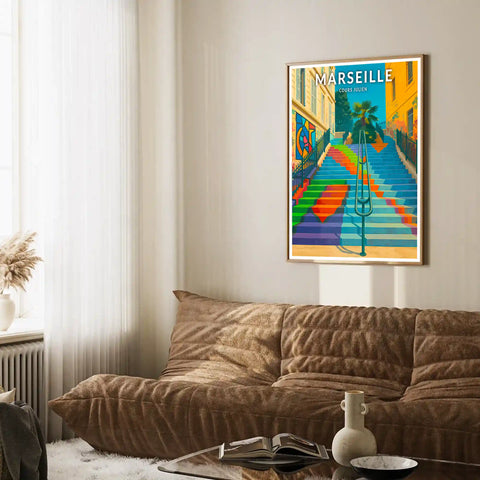 Affiche - Marseille - Cours Julien