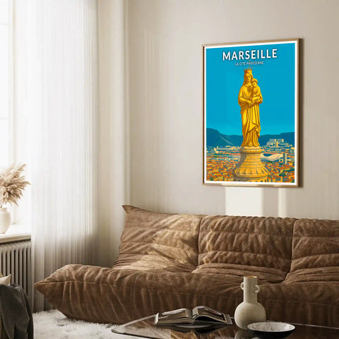 Affiche - Marseille - La Cité Phocéenne