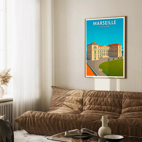 Affiche - Marseille - Palais du Pharo