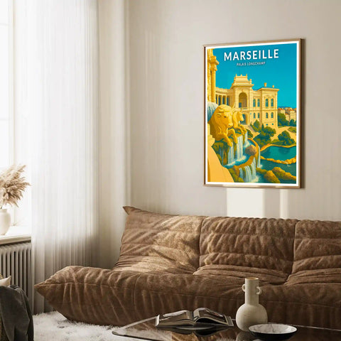 Affiche - Marseille - Palais Longchamp