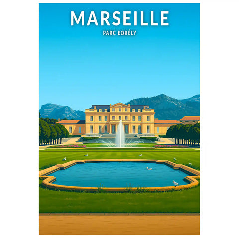 Affiche - Marseille - Parc Borély