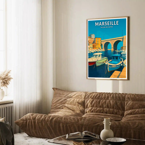 Affiche - Marseille - Vallon des Auffes
