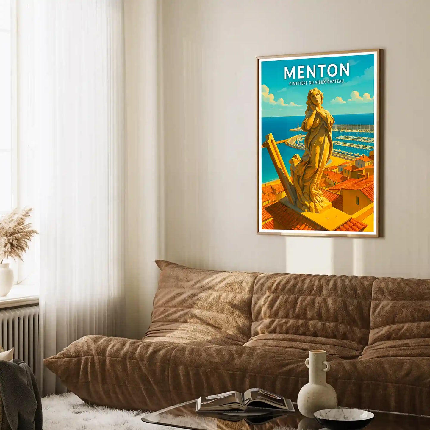 Affiche - Menton - Cimetière du Vieux-Château