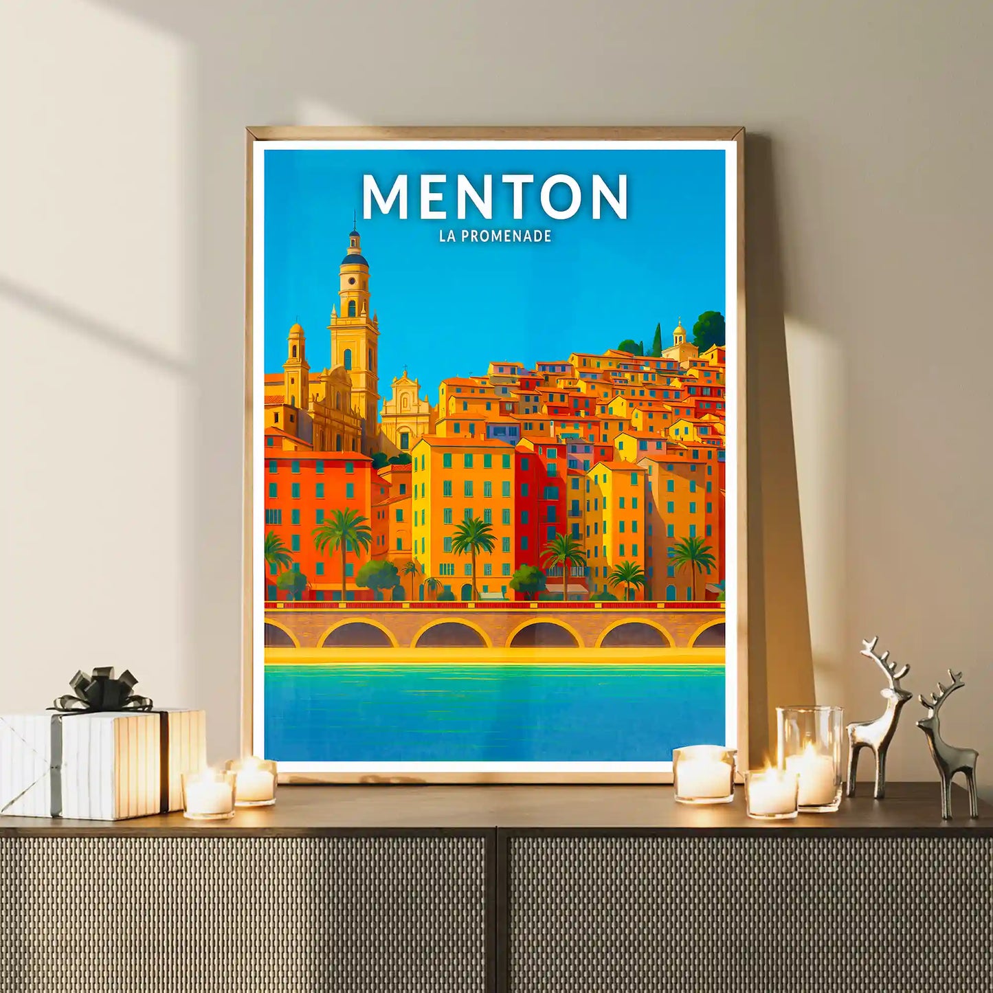 Affiche - Menton - La Promenade
