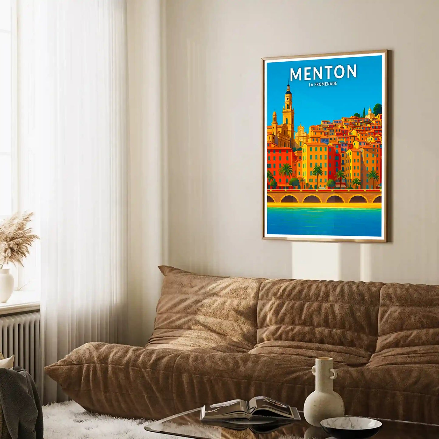Affiche - Menton - La Promenade