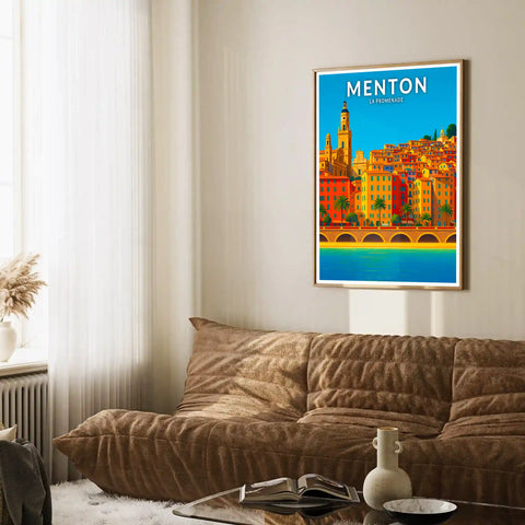 Affiche - Menton - La Promenade