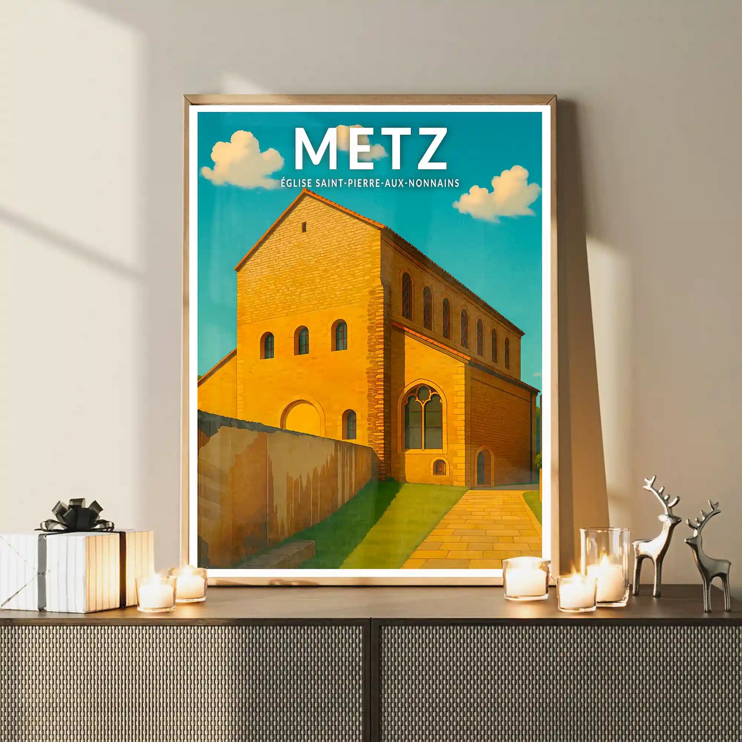 Affiche - Metz - Église Saint-Pierre-aux-Nonnains