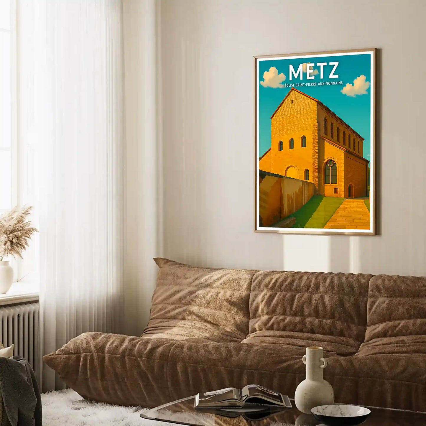 Affiche - Metz - Église Saint-Pierre-aux-Nonnains