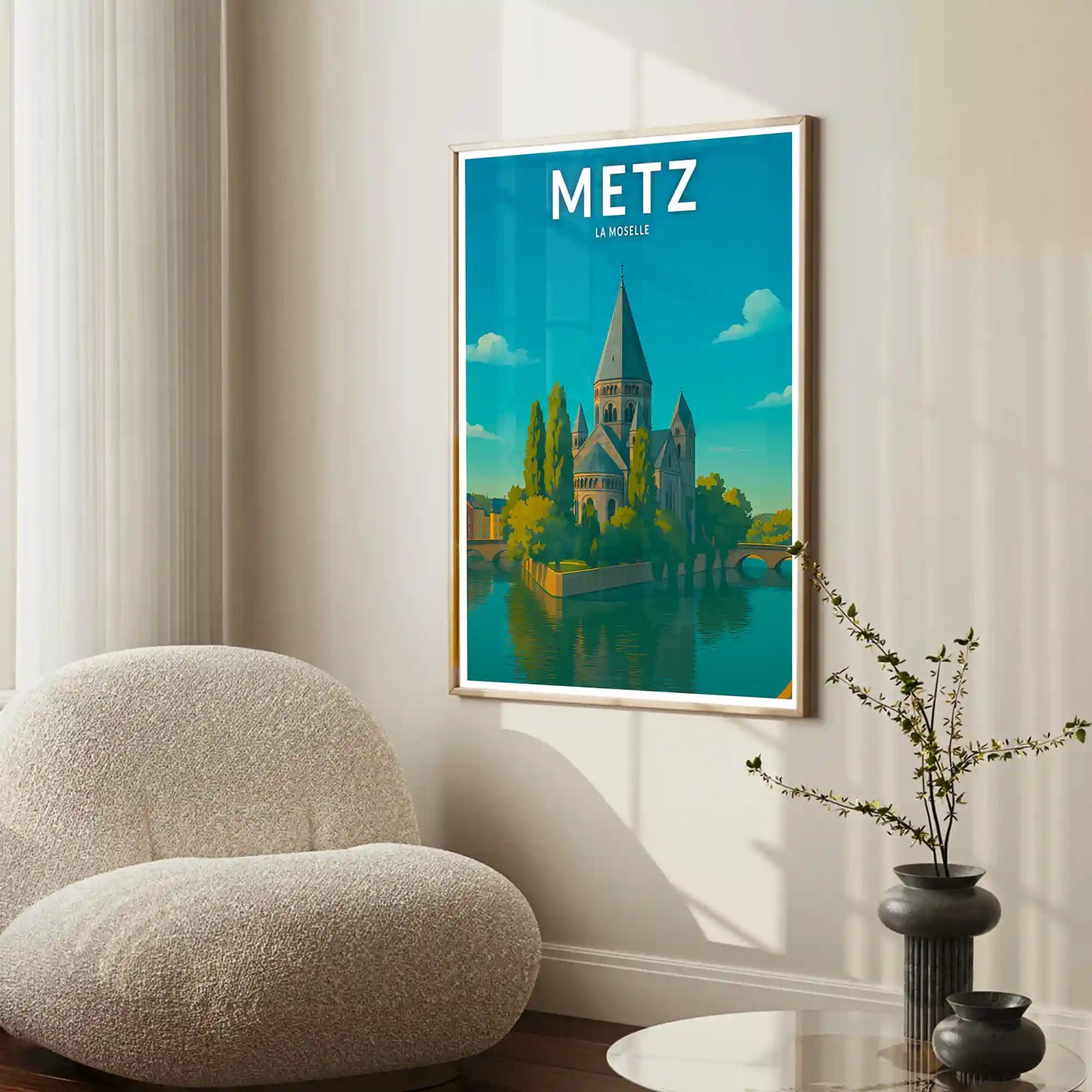 Affiche - Metz - La Moselle