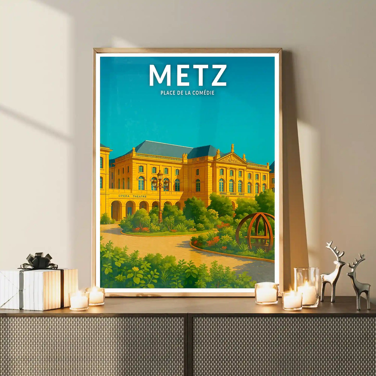 Affiche - Metz - Place de la Comédie