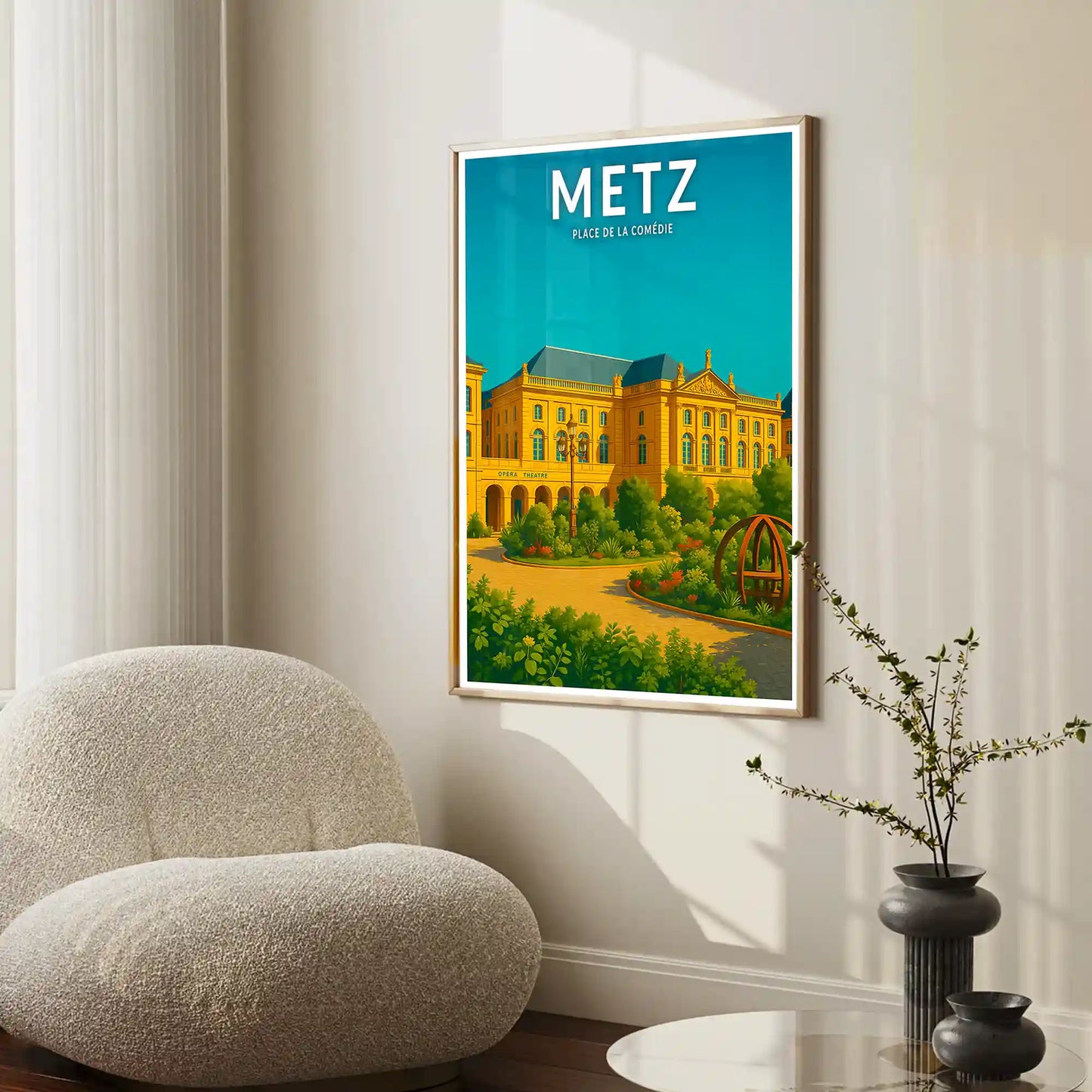 Affiche - Metz - Place de la Comédie