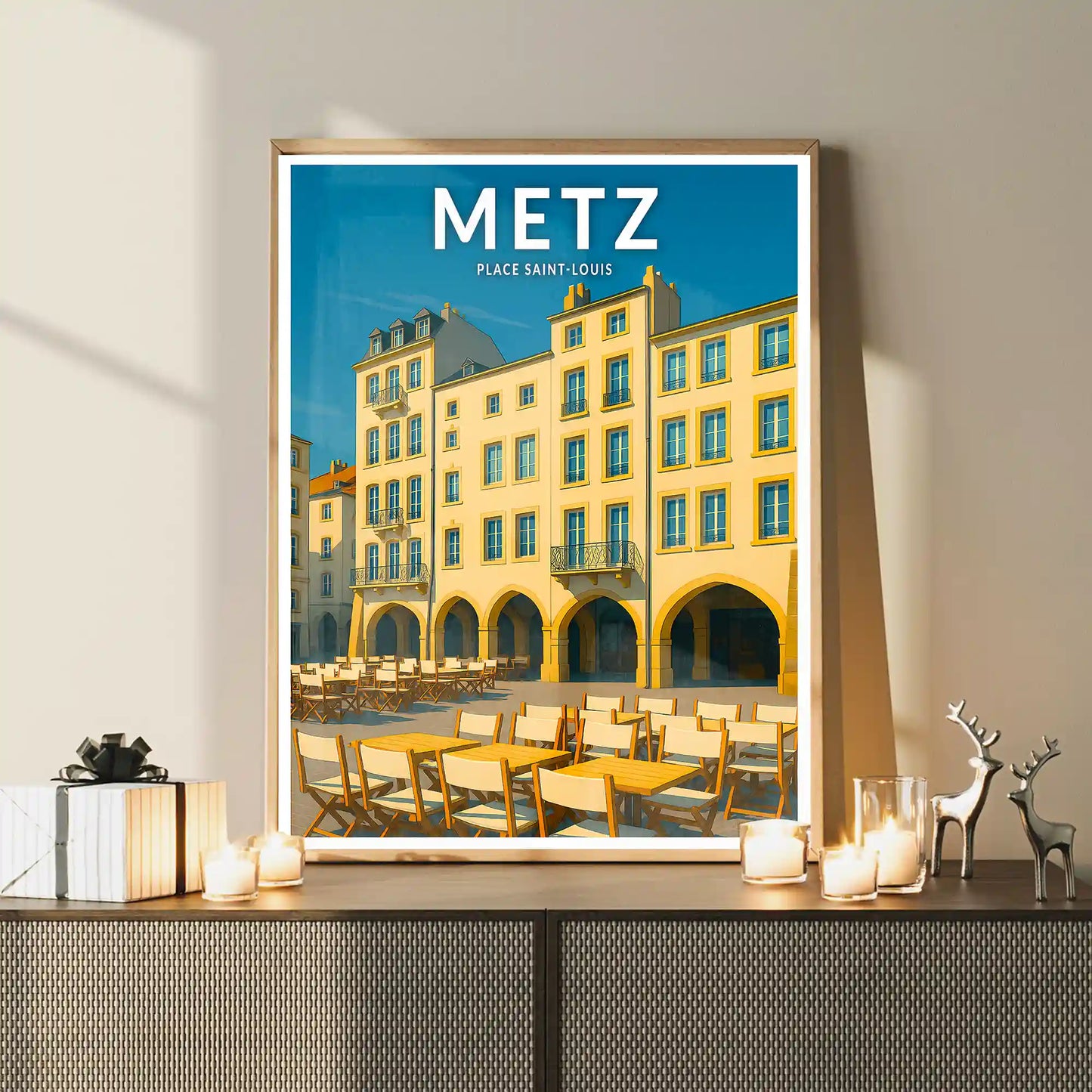Affiche - Metz - Place Saint-Louis