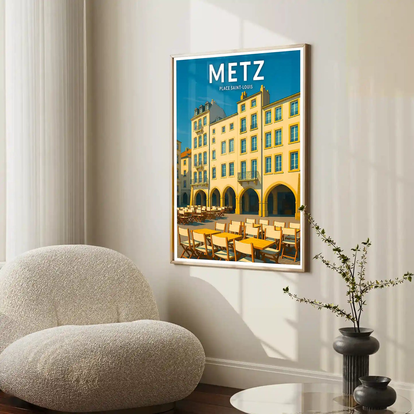 Affiche - Metz - Place Saint-Louis