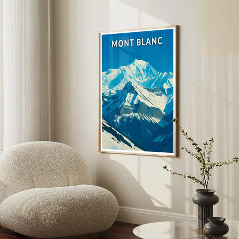 Affiche - Mont Blanc