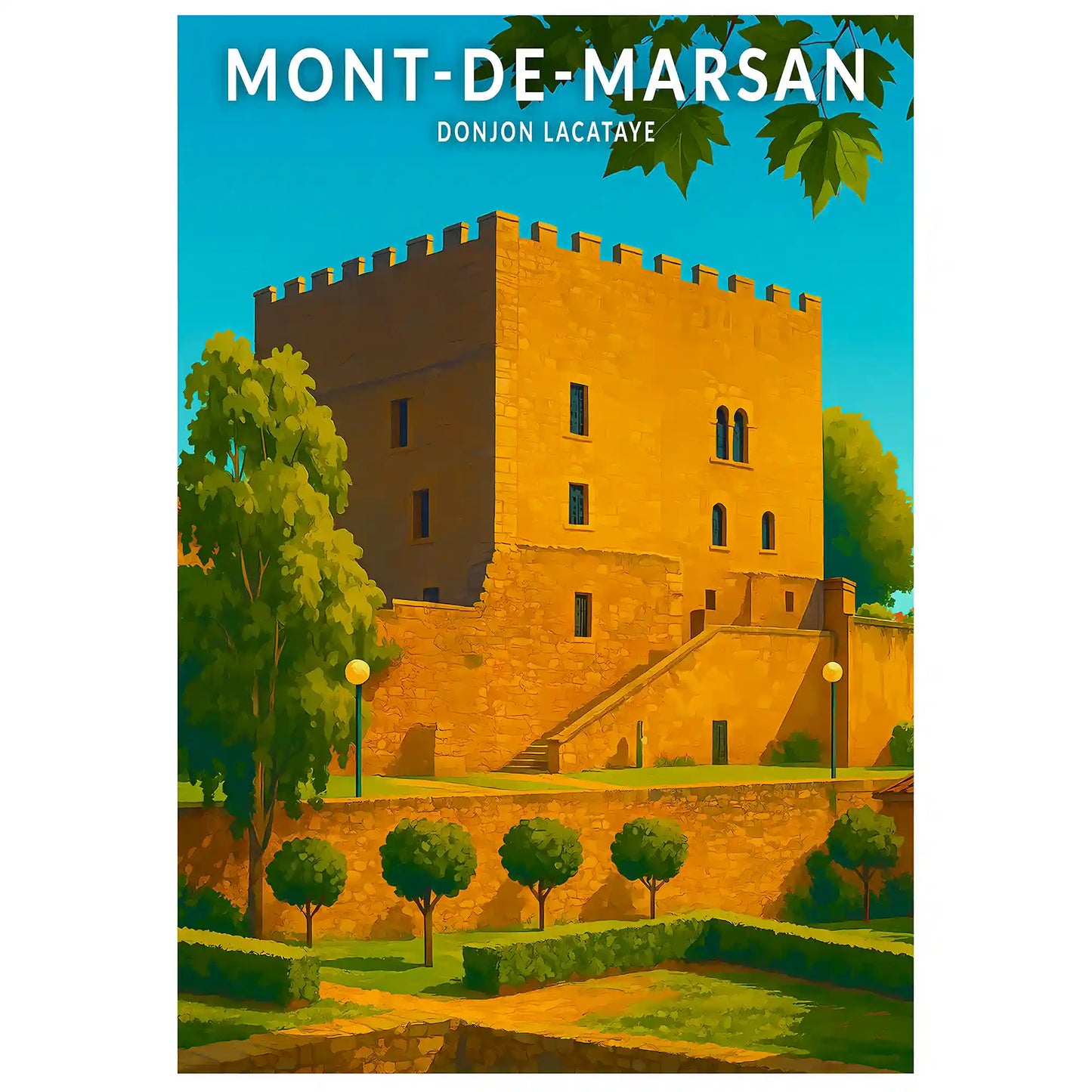 Affiche - Mont-de-Marsan - Donjon Lacataye