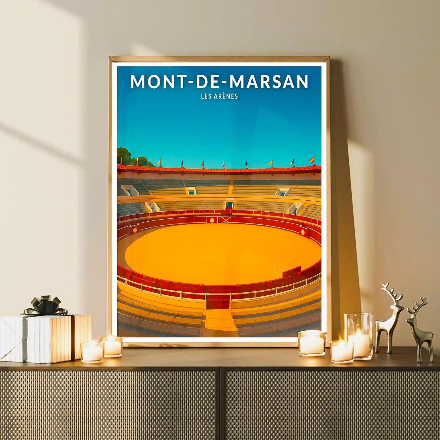 Affiche - Mont-de-Marsan - Les Arènes