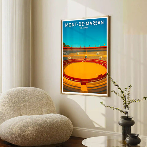 Affiche - Mont-de-Marsan - Les Arènes