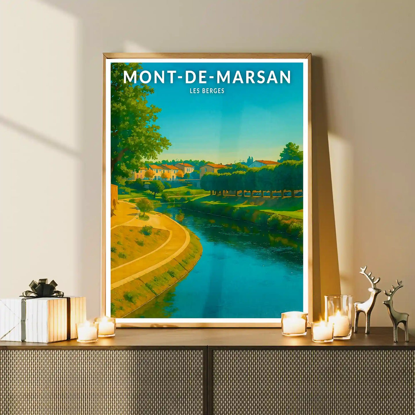 Affiche - Mont-de-Marsan - Les Berges