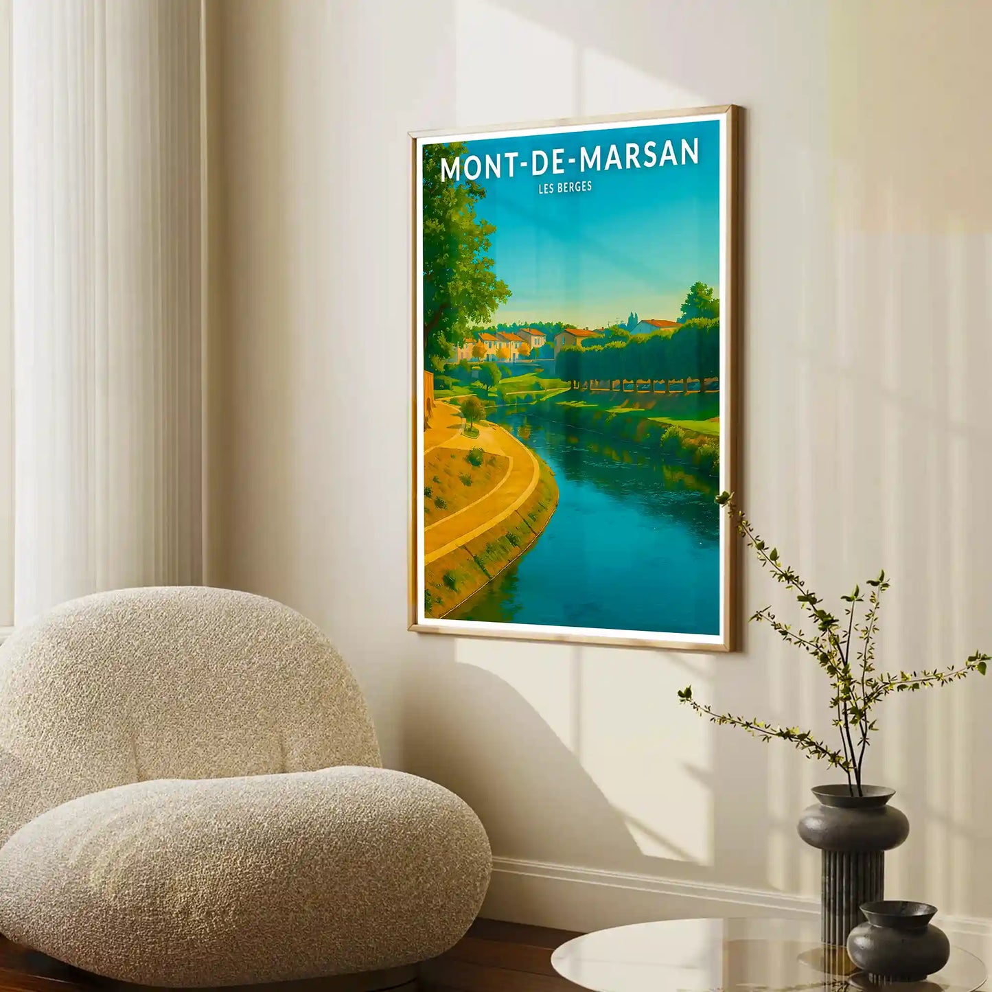 Affiche - Mont-de-Marsan - Les Berges