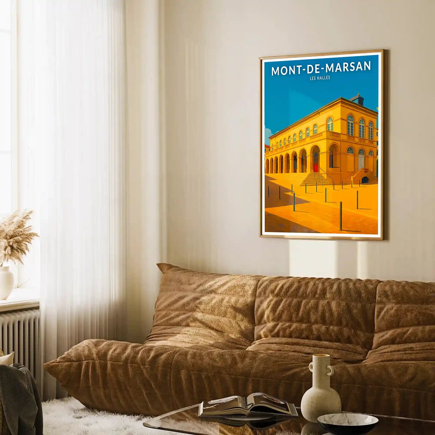 Affiche - Mont-de-Marsan - Les Halles