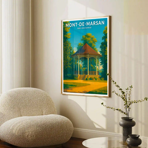 Affiche - Mont-de-Marsan - Parc Jean-Rameau