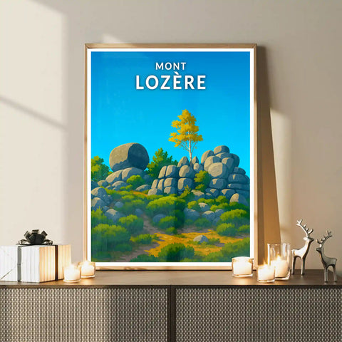 Affiche - Mont Lozère