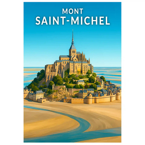 Affiche - Mont Saint-Michel