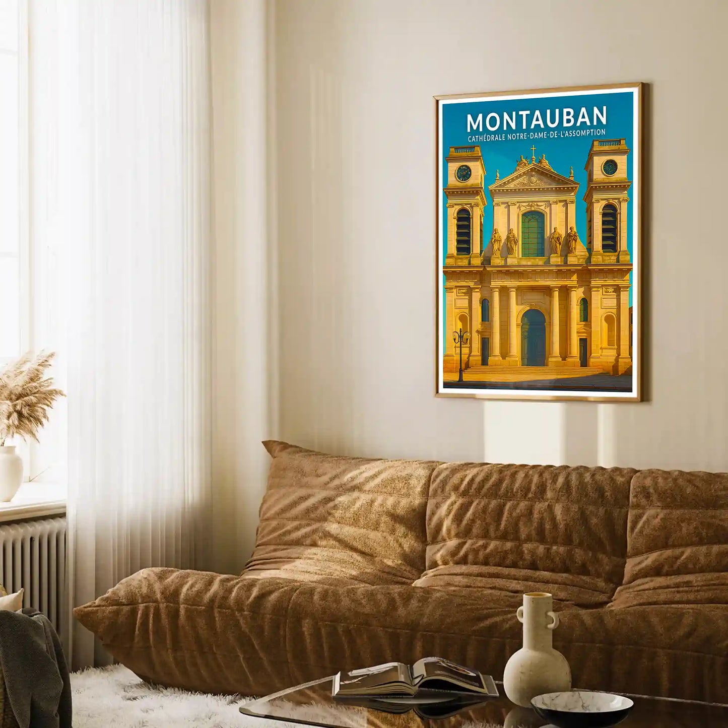 Affiche - Montauban - Cathédrale Notre-Dame-de-l'Assomption