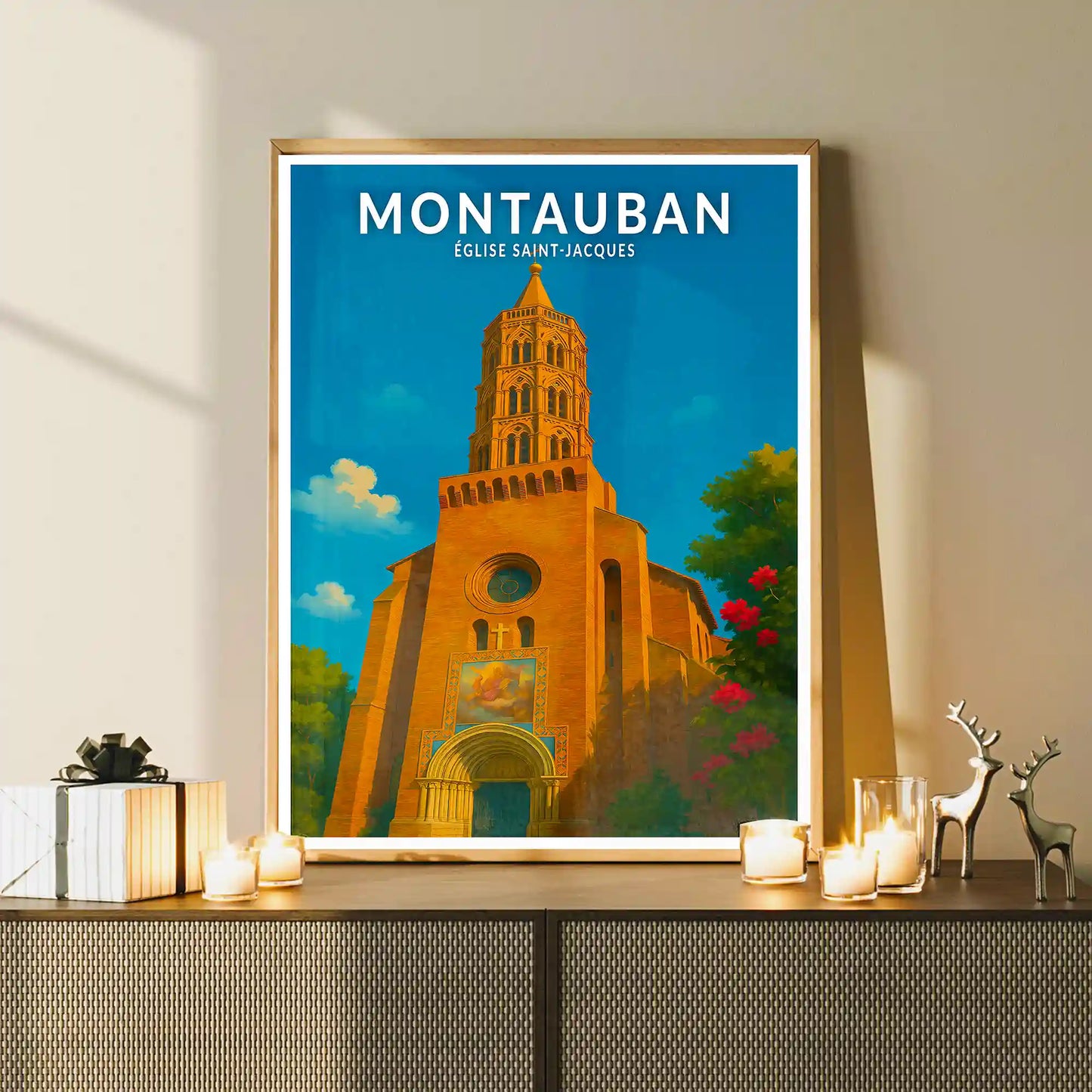 Affiche - Montauban - Église Saint-Jacques