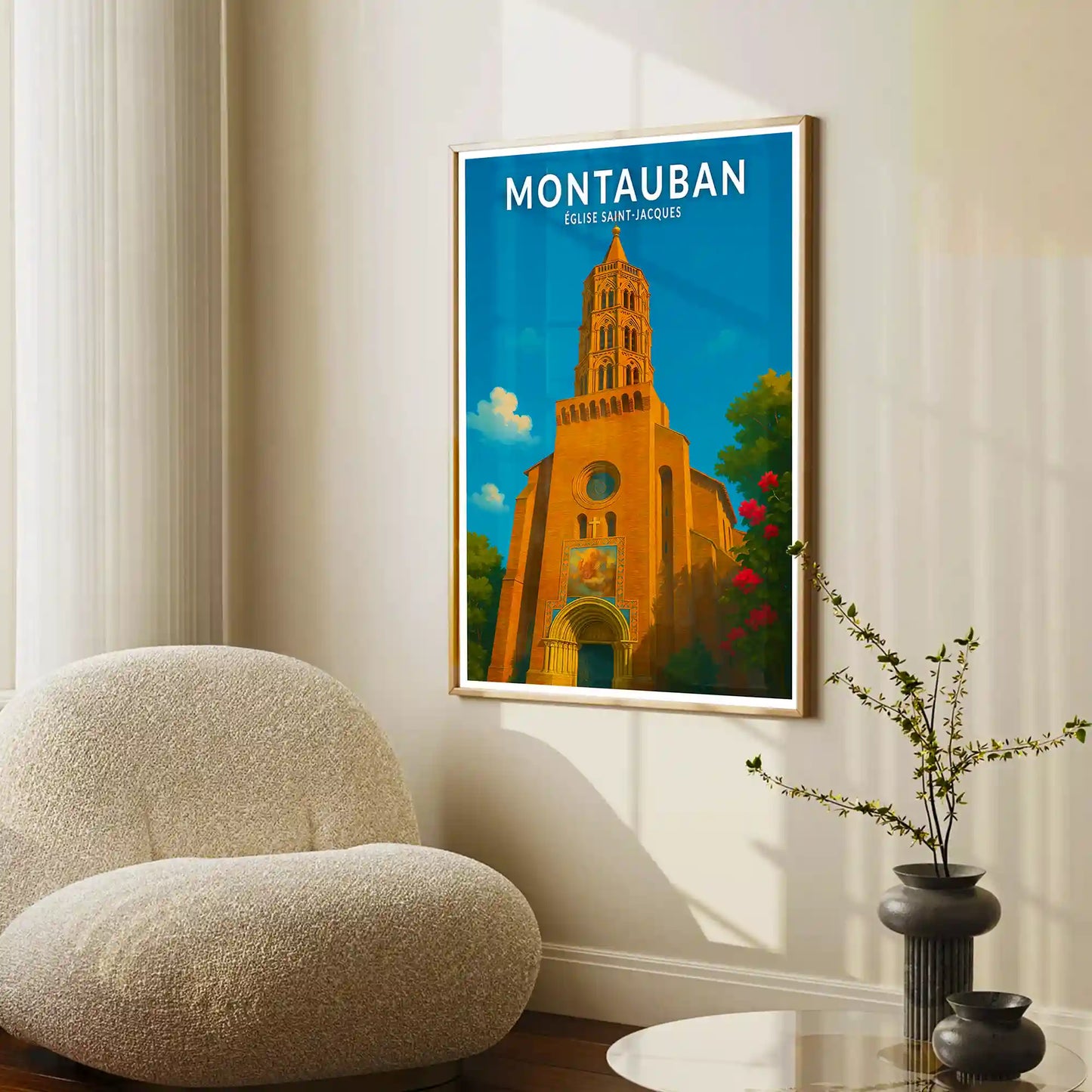 Affiche - Montauban - Église Saint-Jacques