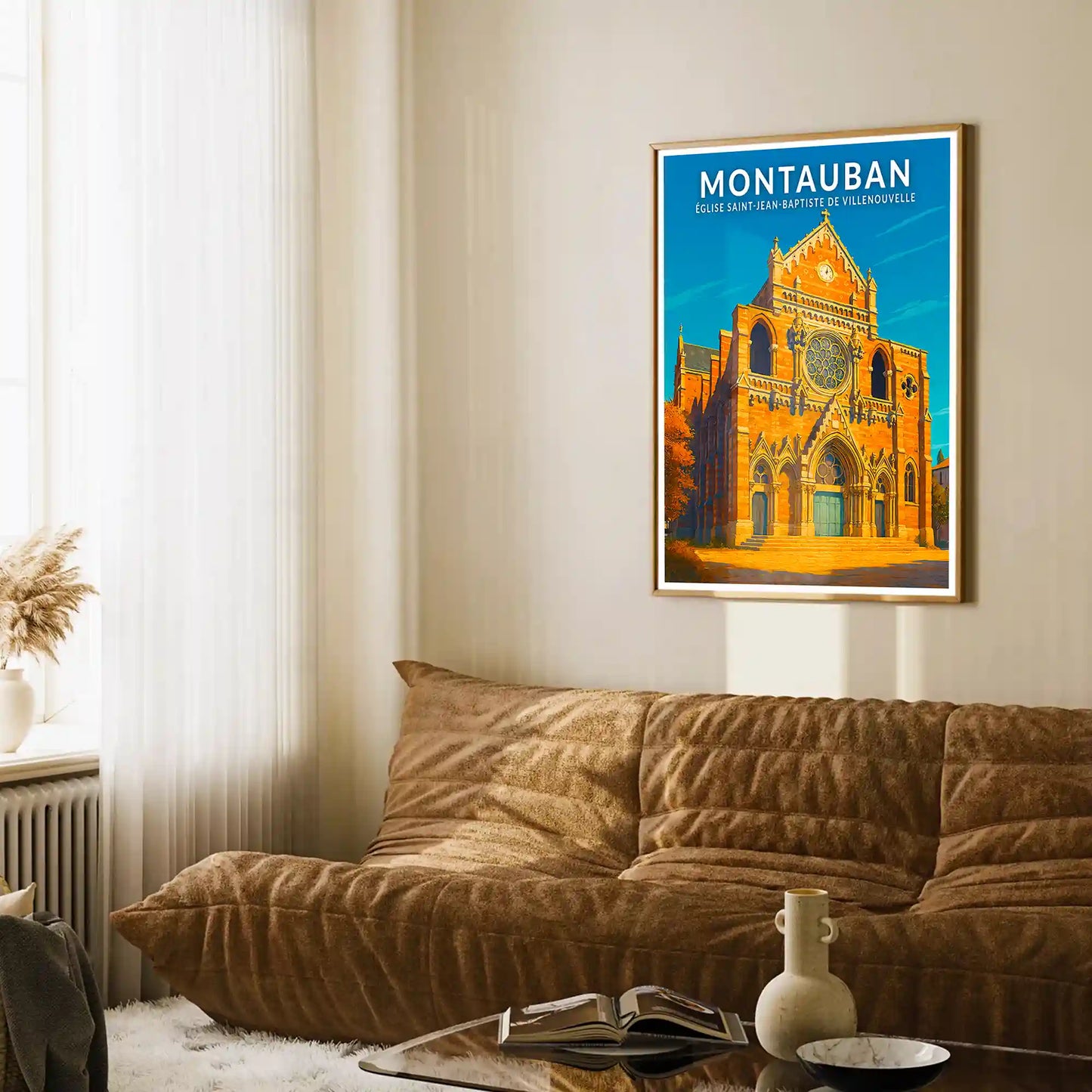 Affiche - Montauban - Église de Saint-Jean-Baptiste de Villenouvelle