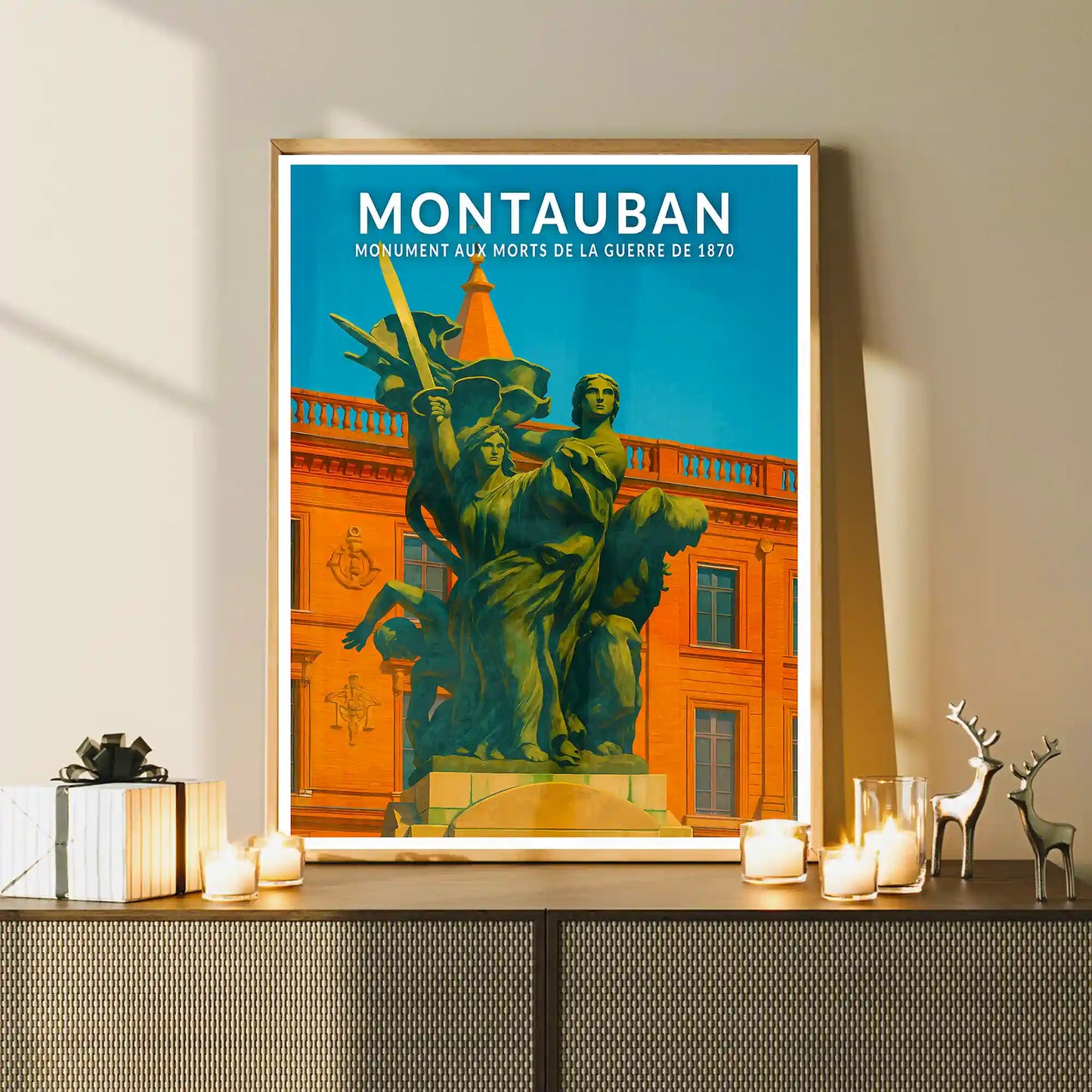 Affiche - Montauban - Monument aux Morts de la Guerre de 1870