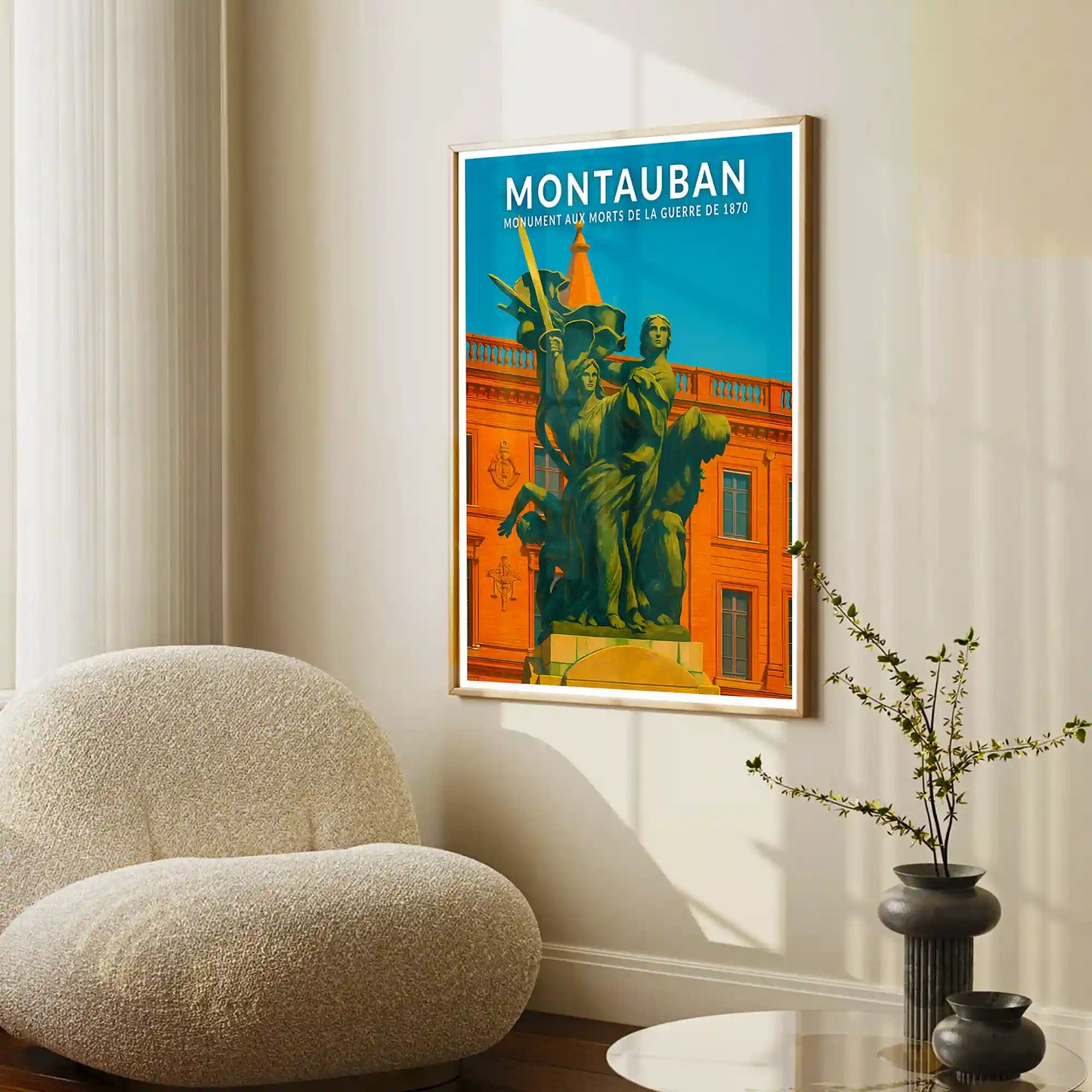 Affiche - Montauban - Monument aux Morts de la Guerre de 1870